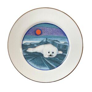 Rare Skemo by Eleanor & Tony Paine Viletta Canada Seal 🦭 Plate, 7.5”